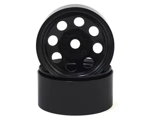 SSD RC 8 Hole 1.9” Steel Beadlock Wheels (Black)