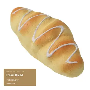 Pineapple Bread Play Food Toy, Realistic Bakery Props for Kids Role-Playing, Stress Relief Simulation Snack Accessory