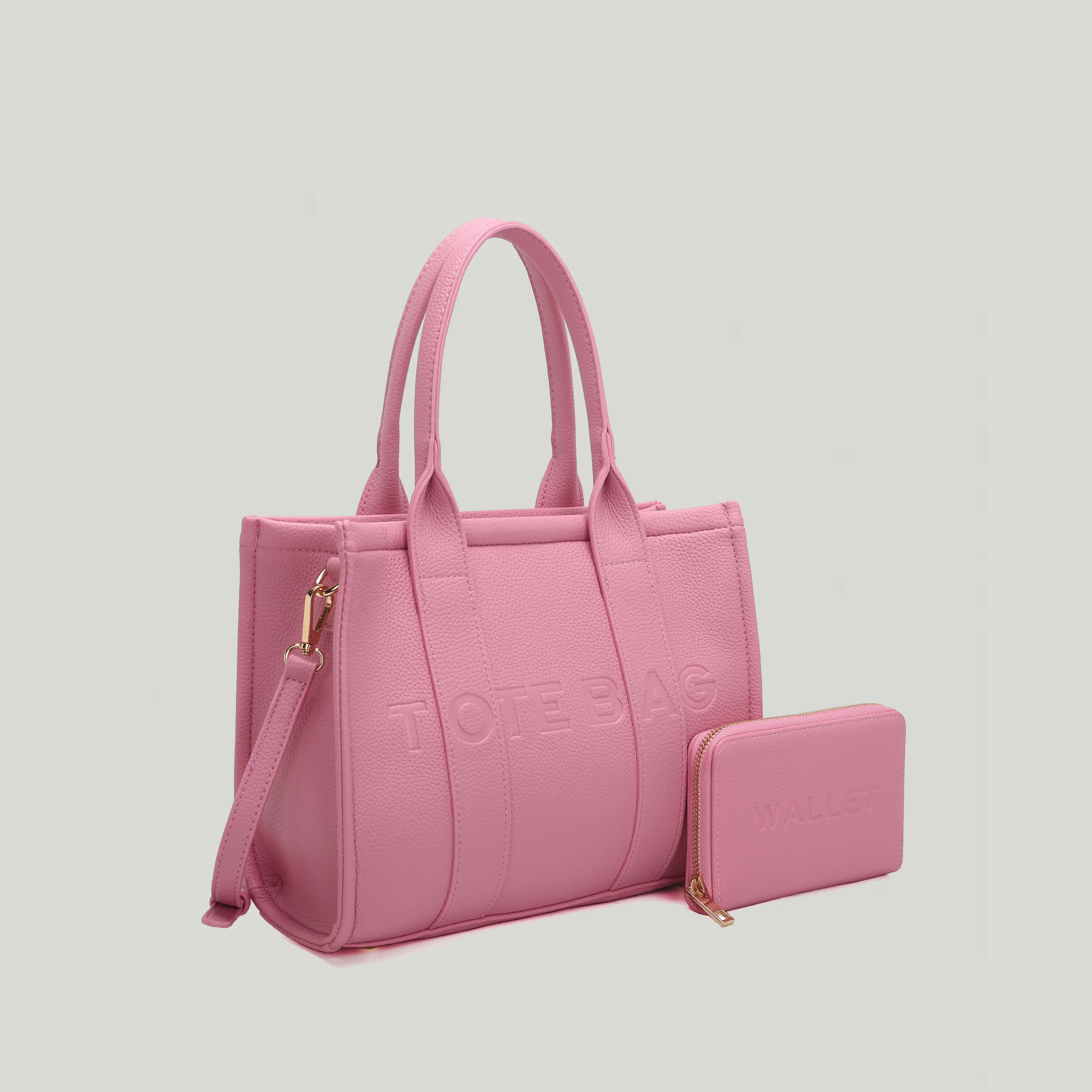 Zoey Stylish Medium Tote Bag Set 2026 Women's Large Capacity Handbag with Matching Wallet