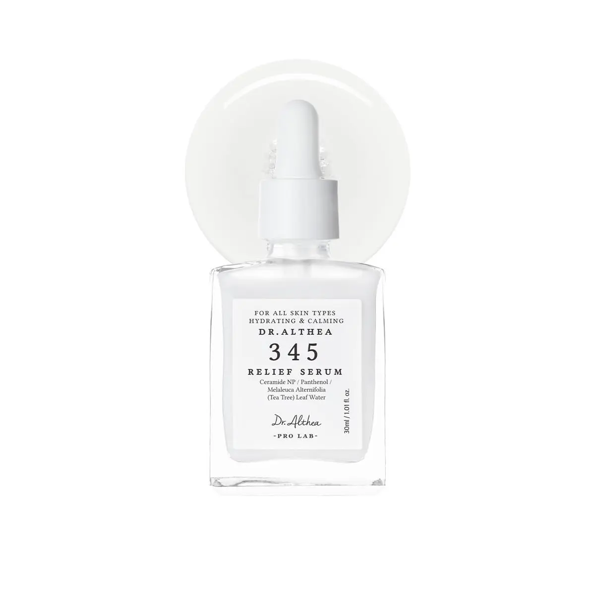 [Dr.Althea] 345 Relief Serum 30ml - Daily Hydrating Face Serum for Dry, Irritated Skin, Soothing Redness & Post-Acne Care, Non-comedogenic, Korean Vegan Skincare