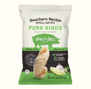 Spicy Dill Pork Rinds