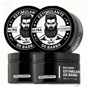 Apolo Minoxidil Beard Growth Cream Ultra Powerful 100ml Formula to Thicken & Stimulate Growth for Men with Minoxidil 20% Caffeine Biotin and Bergamot