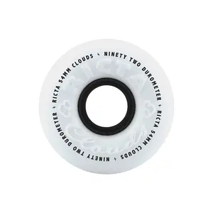 54mm Clouds Black 92a Ricta Skateboard Wheels