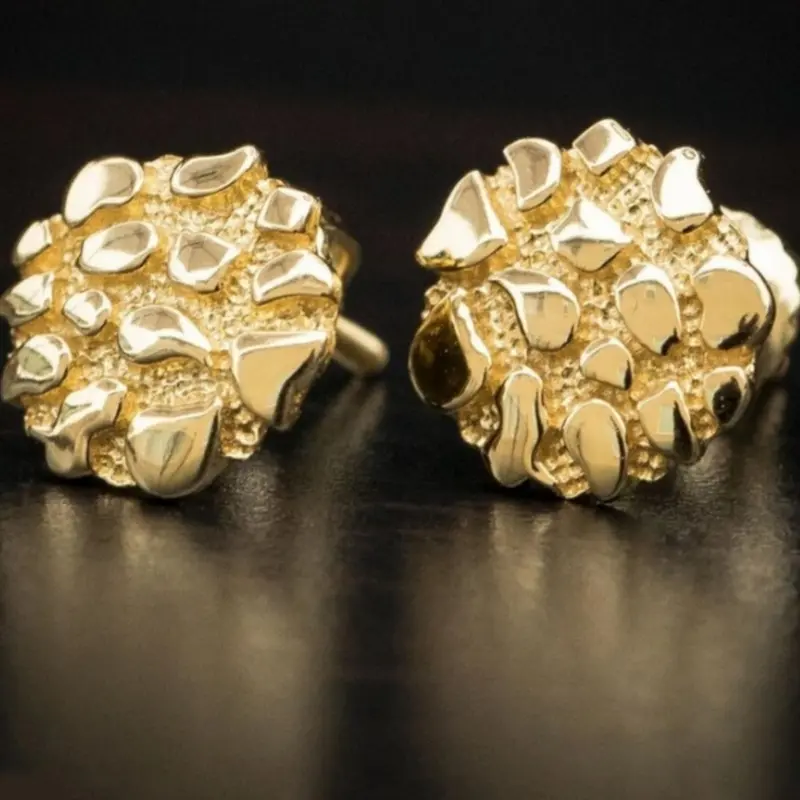 Irregular Geometric Design Earring, Statement Earrings, Jewelry for Women & Men, Fall Trendy Jewelry, Trendy All-match & Jewelry for Birthday Gift, Stud Earrings Jewelry, Fashionable Jewelry Accessories, Daily Gift Earrings