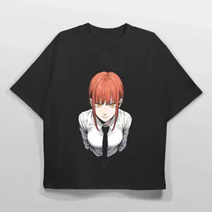 Anime Makima Chainsaw Man Men’s T shirt  Gift for Anime Casual Unisex Man Woman subtle merch