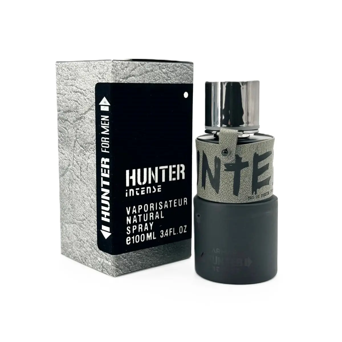 Armaf Hunter Intense Eau de Parfum for Men, Long-Lasting Natural Spray with Fresh, Aromatic & Spicy Citrus Notes, 3.4 fl oz, Edp Liquid Perfumes, Smelling Good
