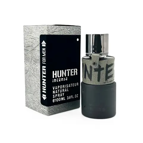 Armaf Hunter Intense Men's Eau de Parfum (EdP) - 3.4 fl oz Alcohol Liquid Spray for Adults, Fresh Citrus Opening, Spicy Aromatic & Lavender Notes, Long Lasting Masculine Scent (Casual/Formal Use)