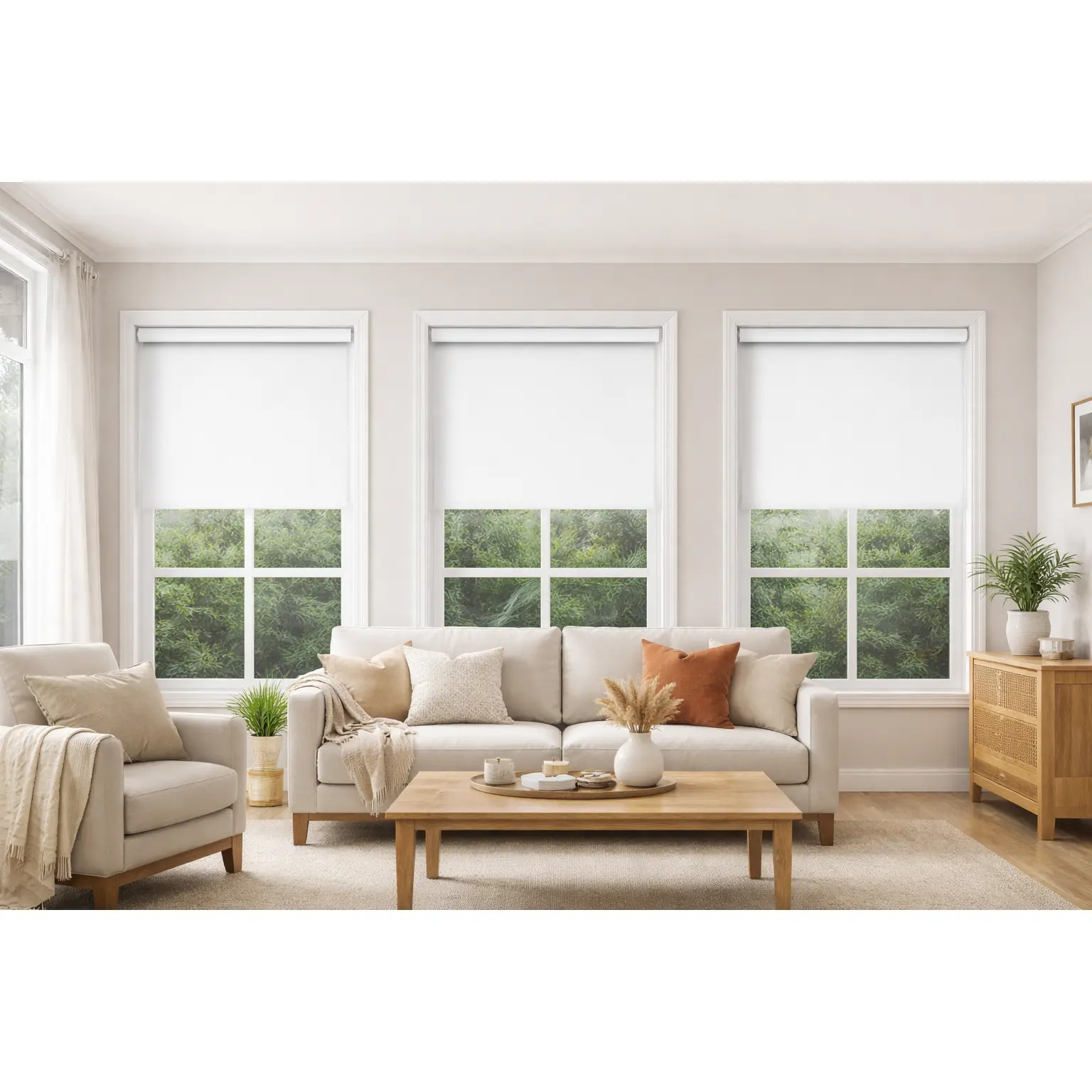 Joydeco® Blackout Roller Shades — 75" Length