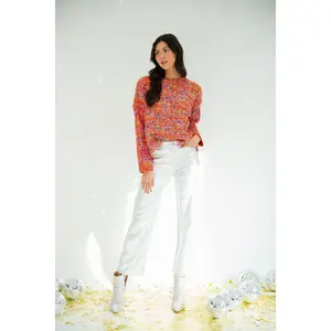 SILVER METALLIC JEANS