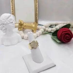 LaYaiBoutique #2324 14k gold plated ring, High Quality (open size)