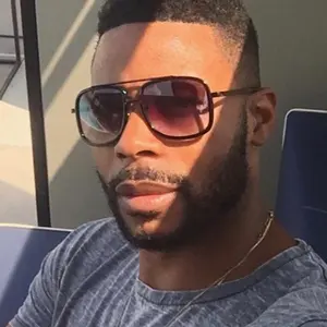 Shadz Aviator "PERFECT MATCH" Men's Sunglasses Square Frame 400UV Protection Classic Style Rectangular Fit All Faces Durable Fashion Accessory