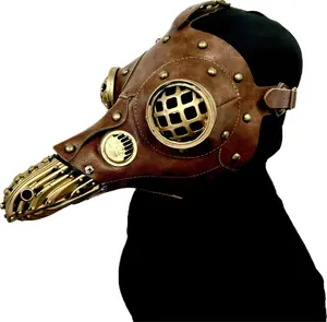 Steampunk Plague Doctor Costume Mask, Long Nose Masquerade Party Halloween Masks