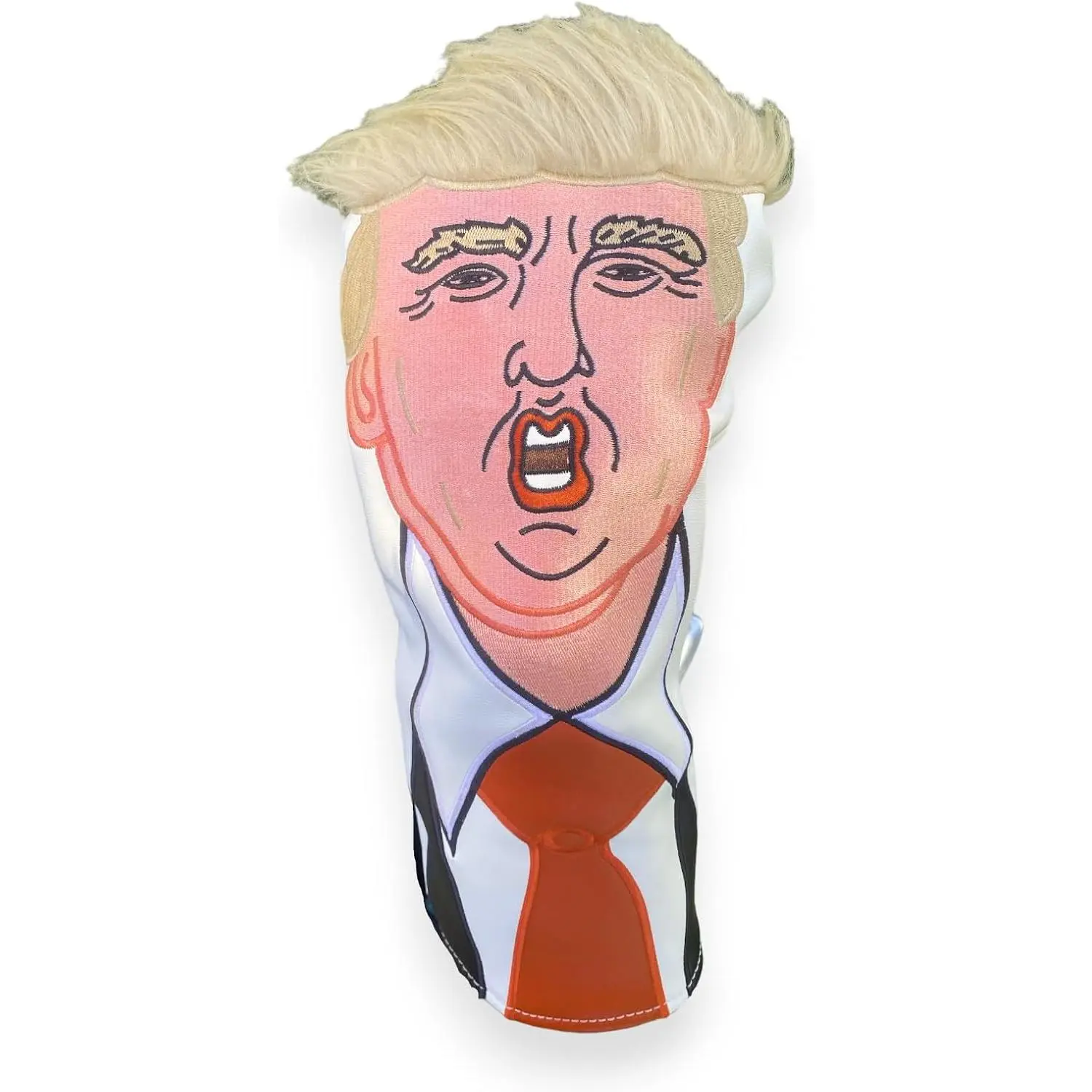 Donald Trump 2024 Save Golf Driver Headcover for Republican Golfers,  Leather Exterior, Soft Protective Interior, Fits Any Size Driver