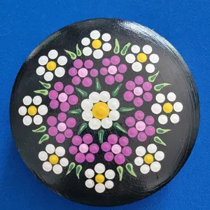 Jewelry Box Hand Painted Handed Painted Jewelry Box~ Craft Box Flower Jewelry Box Organizer Wooden Gift Box