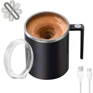 Electric Magnetic Stirring Cup for Home Kitchen Appliances, High-Speed Motor, Food-Grade Inner Tank, Safe and Practical Drink Mixer, USB Rechargeable Mixer, Handheld Drink Mixer