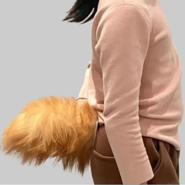 6inch Voice Control Electric Remote Control Tail Super Cute Anime Style Faux Fur for Cosplay Halloween Valentine's Day Carnival Costumes Fun Design Durable Material Basic Minimalist Fashion Womenswear Clothes Essential Rechargeable USB Model Luxury Chris