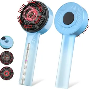 Electric Scalp Massager Brush, Cordless Scalp Care Comb with Gentle Vibration, Portable Hair Oil Applicator, Relaxation Tool for Men & Women