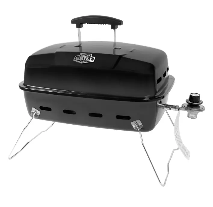 Expert Grill 1-Burner Black Portable Propane Gas 17.5 inch Grill, with Removable Lid Expert Grill 1-Burner Black Portable Propane Gas 17.5 inch Grill, with Removable Lid