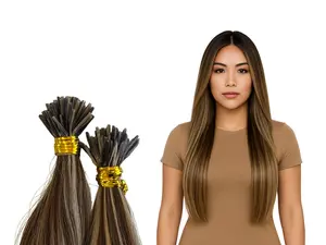 Chocolate Brown + True Blonde Mix ITIP Extensions