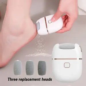 Foot File Kit with Two Replacement Heads, Electric Cordless Smoothing Lightweight Callus Remover for Heels, Toes, Edges, Full Foot Care, Home Use, Adult Foot Care Products