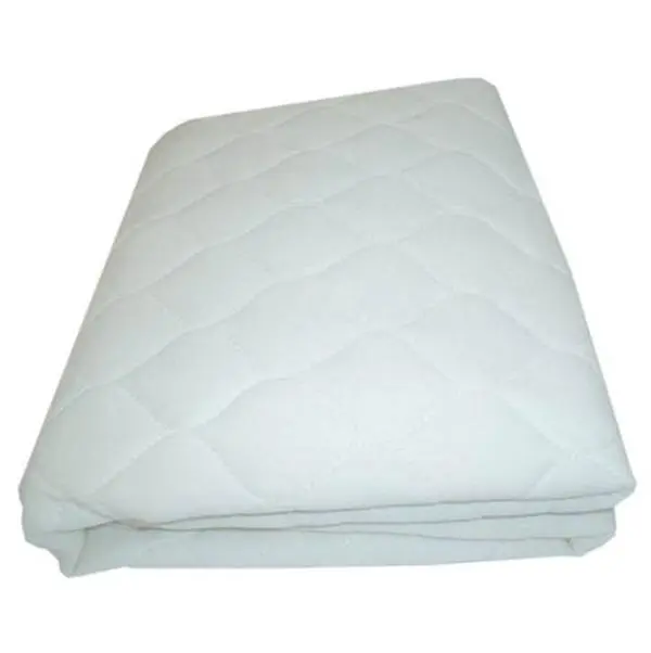 L A BABY 10RGC Waterproof 100% Organic Cotton Mattress Cover - Ecru, Home Bedding Mattress Protector