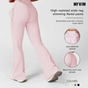 MFVIM Women’s High-Waist Sports Leggings, Solid Color Slim Fit Pants, High Elasticity Yoga Leggings, Ladies Activewear for Indoor & Outdoor Use, Women’s Yoga Pants