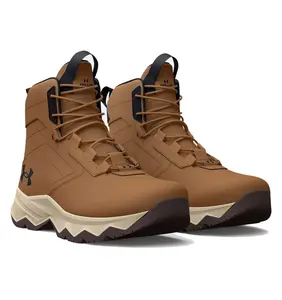Under Armour Stellar G2 Men's Tactical Boots Brown White Black, Durable Design, Lightweight Mesh Upper, Lace-Up, Stability & Comfort for Play