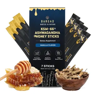 7 Count Ashwagandha Honey Sticks – Premium Organic Honey Infused with Adaptogenic Ashwagandha, Helps Promote Relaxation & Focus
