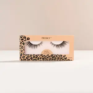 House of Lashes Frisky Ultra-Flared False Lashes - Bold Volume - Dramatic Cat-Eye Effect - Clear Jelly Band - Reusable - 100% Cruelty-Free Faux Mink Eyelashes perfect for Dramatic Makeup Cosmetic
