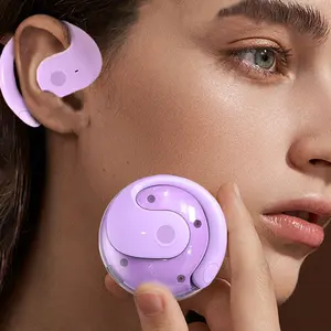 Bluetooth Headset - Open-Ear Bone Conduction Headphones with Waterproof & Dustproof Features, AirPod Style, Wireless Audio Earbuds