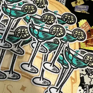 Glass Iron on Patches