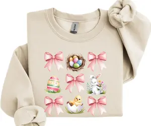 Happy Easter Coquette Shirt, Egg Days, Easter Sweatshirt, Easter Shirt For Women, Gift For Family Set Tshirt, Toddler Easter Shirt