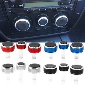 3Pcs Car Air Conditioning Knob AC Knob Heat Control Switch Button for Volkswagen VW GOLF 4 MK4 Passat B5 Bora Accessories