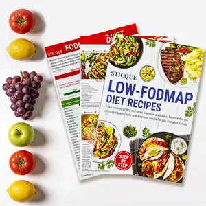 3PCS Low Fodmap Food List Chart & Meal Plan for IBS, SIBO, Bloating – Laminated Diet Guide w/Serving Size, Net Carbs, Calories, Gluten, Fiber – Elimination Diet Recipes for Beginners