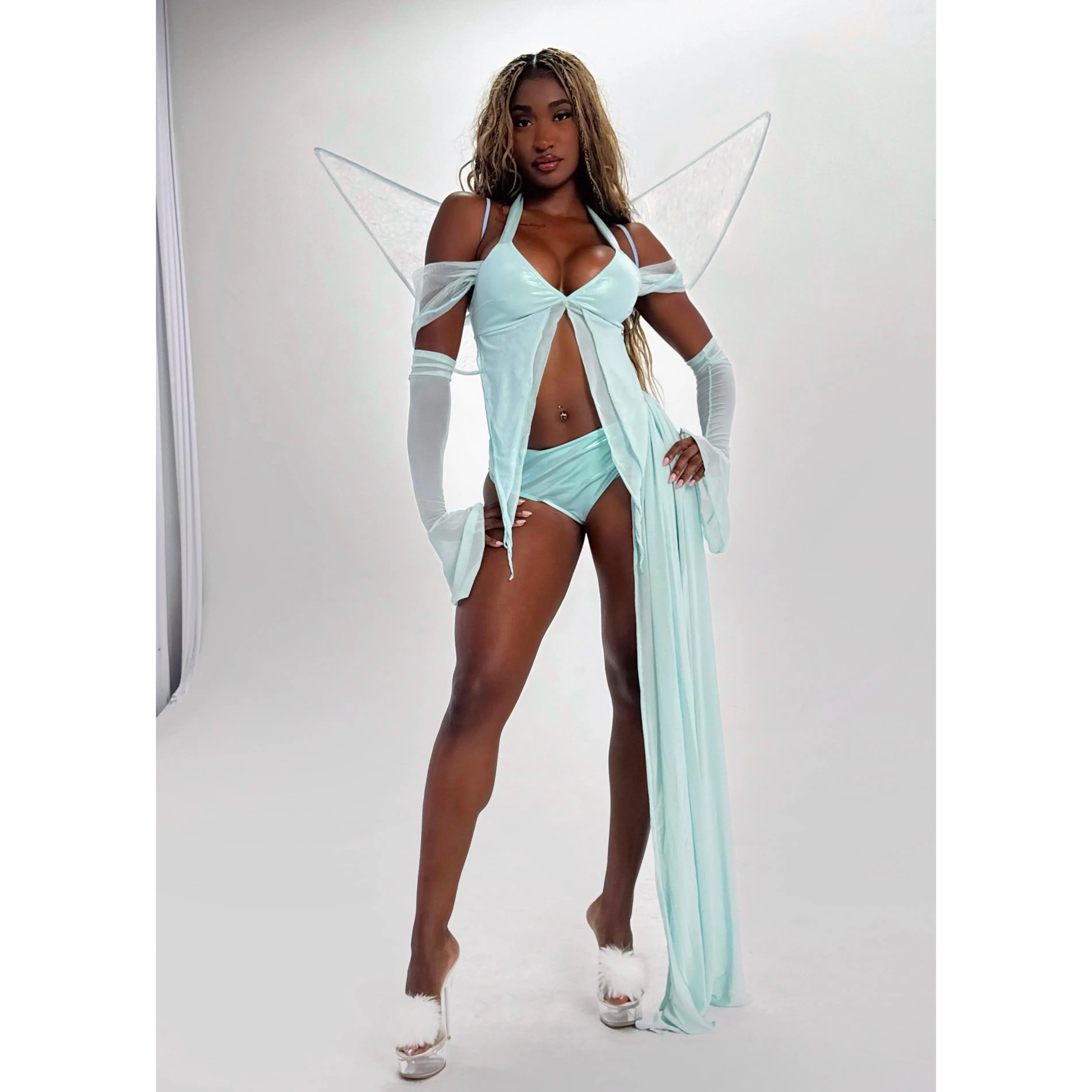 FOREVER HEAVENLY BLUE FAIRY HALLOWEEN COSTUME