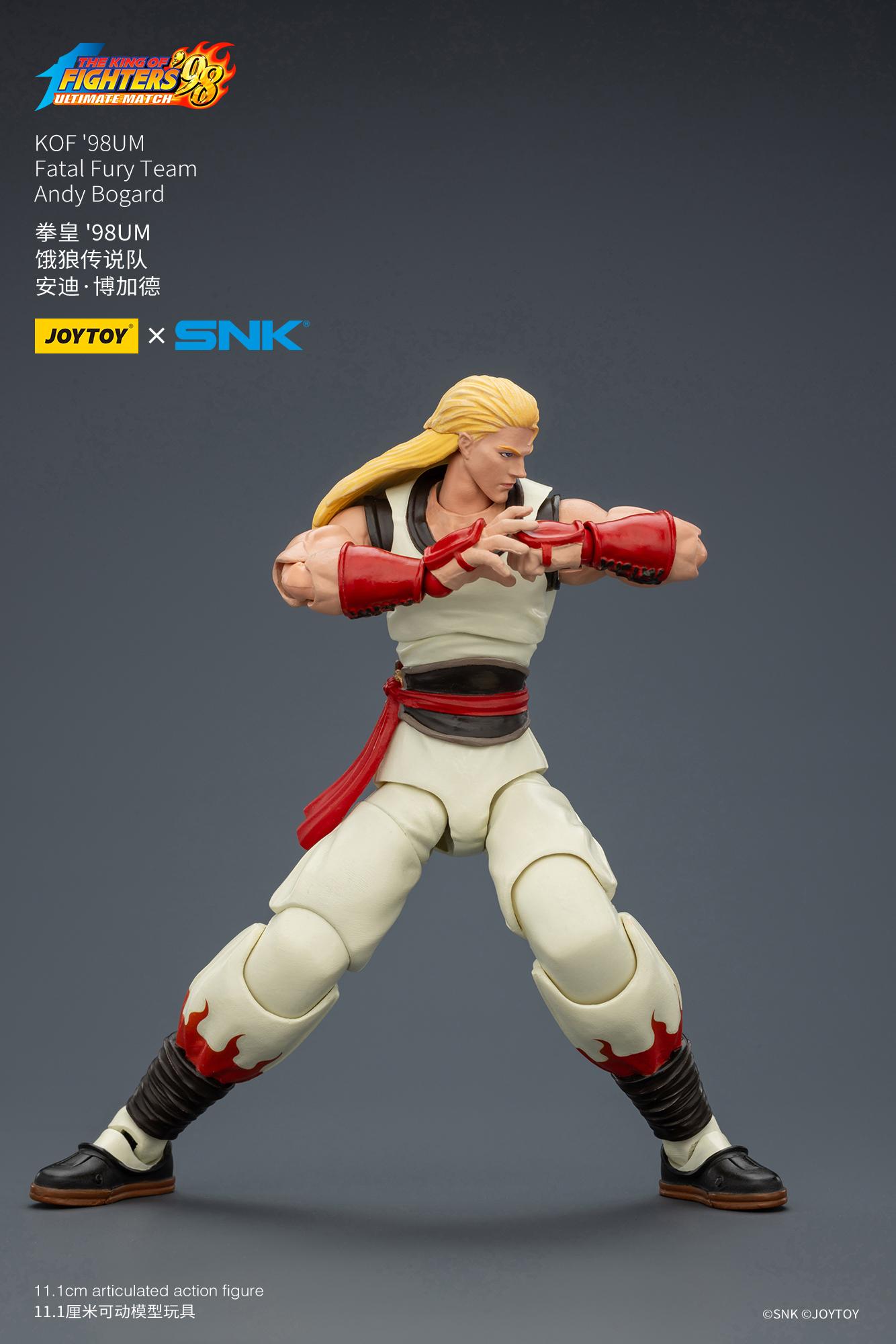 JOYTOY SNK 1/18 Action Figures KOF '98UM Fatal Fury Team Terry Bogard Andy Bogard Joe Higashi