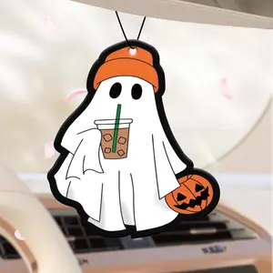 Car Air Freshener Ornament, Hanging Car Diffuser, Car Rear-view Mirror Hanging Aromatherapy Tablet Decoration, Car Interior Decoration Accessories for Women & Men