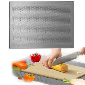 Stove Top Cover for Electric Stove- Range Covers for Electric Stove, Silicone XXL Dish Drying Mat, Glass Cooktop Covers, Flat RV Range top Mats