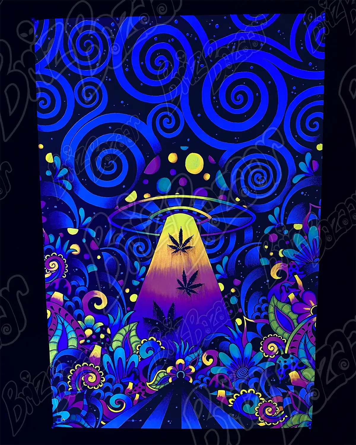 Blacklight Poster | UV Poster of BRIZLAND