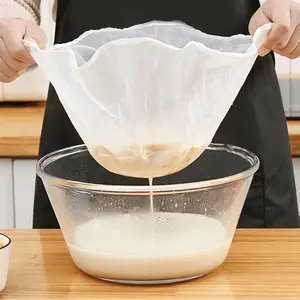 Durable Multi-functional Kitchen Filter, Fine Mesh Drainage Bag with Sturdy Handle, Kitchen Utensils & Gadgets for Coffee, Juice and Dumpling Fillings
