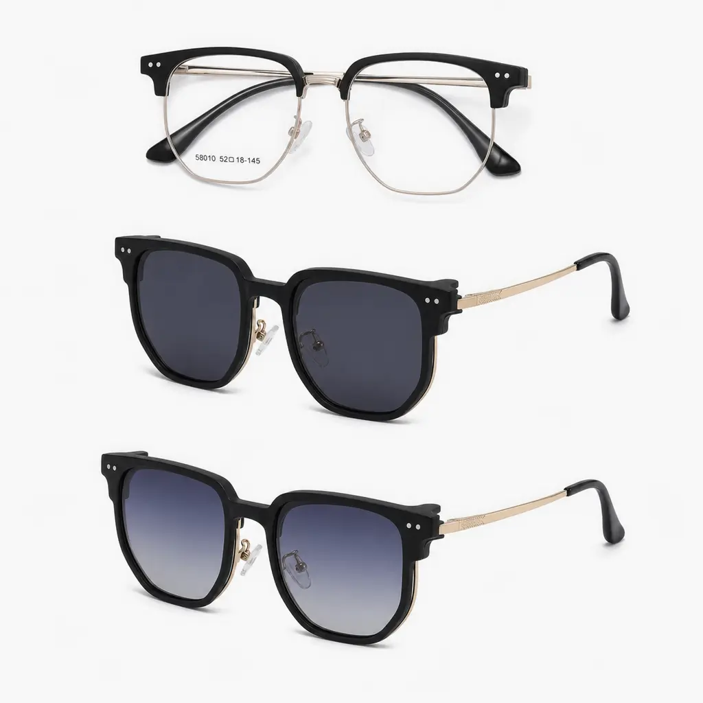 Men's Polarized Magnetic Flip-Up Sunglasses - Lightweight Frame, UV400 UV Protection Lens, Stylish Eyewear Fashion Accessory, Ideal for Driving, Cycling, Perfect Gift for Boyfriend, Dad, Husband, Male