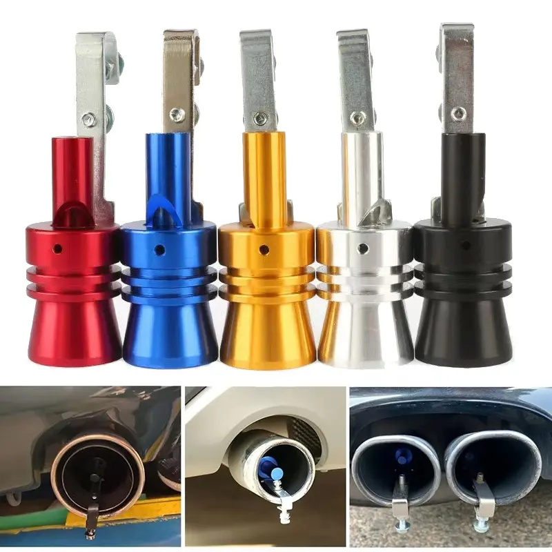 Car Muffler Turbo Whistle Exhaust Pipe Oversized Roar Maker Car Accessories XL