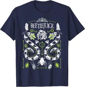 Beetlejuice Symbols T-Shirt T-Shirts Unisex Tee Shirt