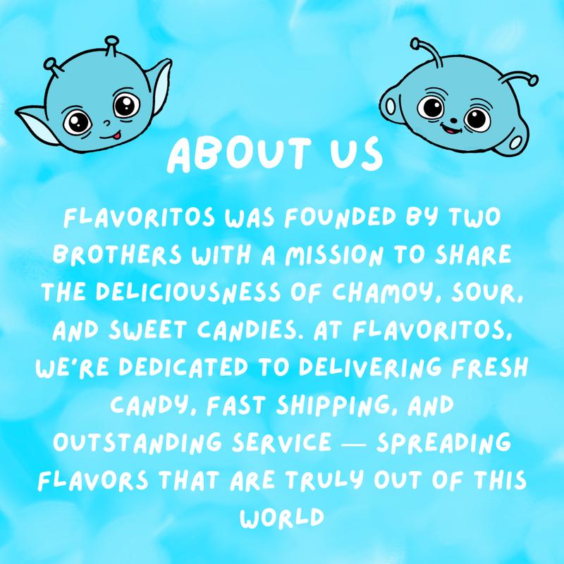 Flavoritos Chamoy Gummies, Variety 4-Pack - With Chamoy Packets Sweet and Chili Candy Snack