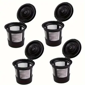 3pcs Reusable Cups, BPA Free Universal Fit Purple Refillable Cups Coffee Filters