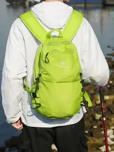 1PC Men's backpack with zipper closure, fashionable and versatile, Multi Purpose Rucksack, simple and suitable for daily commuting, outdoor travel, sports cycling, hiking, hiking, camping, suitable for students, campus, men's backpack