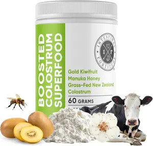 Boosted Colostrum Superfood 150gram - Bovine Colostrum Manuka Honey Gold Kiwifruit Blend for Immune Support & Digestive Health - Healthcare