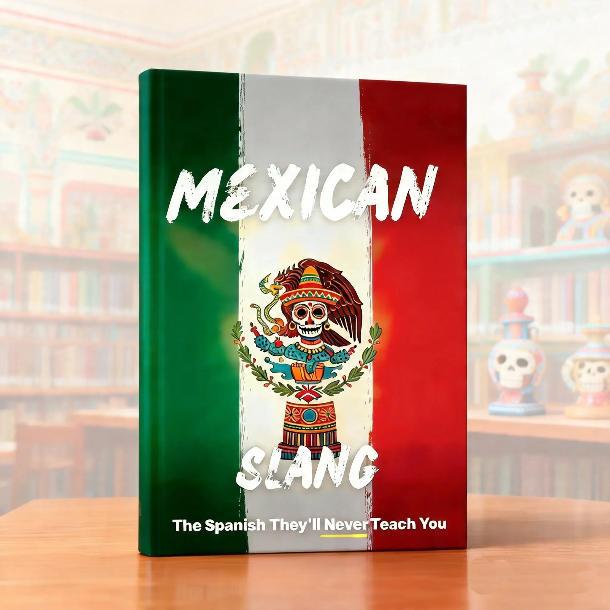 2026 Latest Mexican Slang Bilingual Language Textbook - Spanish Learning Guide for Beginners, Softcover Language Learning Tool