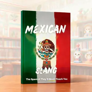 Mexican Slang Bilingual Book, 2026 Latest Spanish Learning Guide, Softcover Language Resource for Spanish Beginners