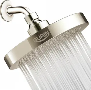 GURIN High Pressure Shower Head with Adjustable Angles and Anti-Clogging Silicone Shower Equipment Nozzles shower rain  shower